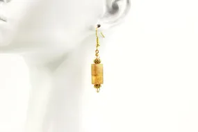 Citrine Tubes Earrings