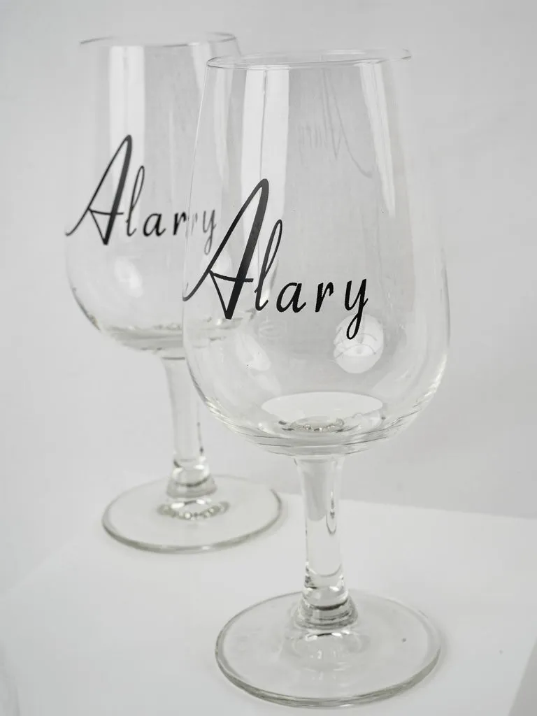 Collection of wine glasses from French wineries & events -  Lot 3