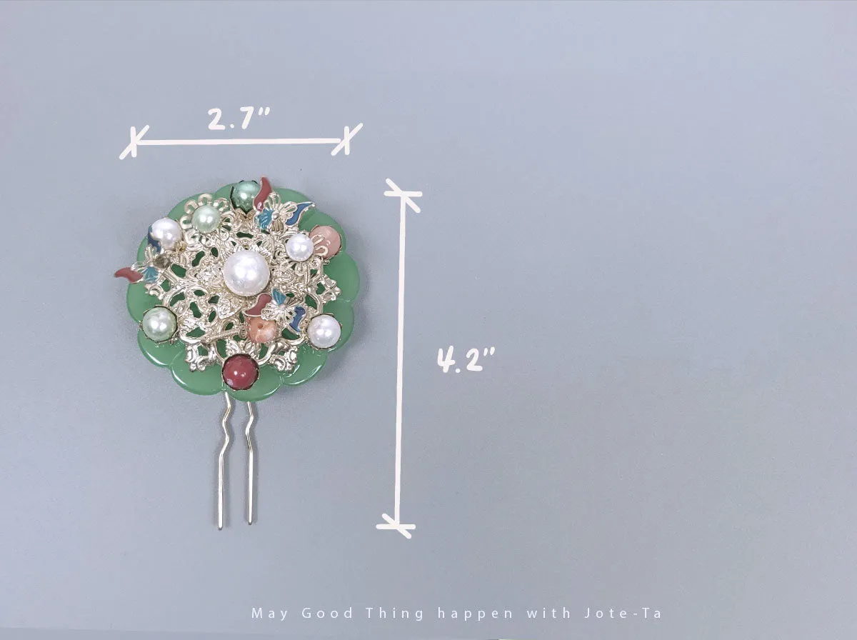 Colorful Circle Hairpin (3 colors)