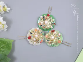 Colorful Circle Hairpin (3 colors)