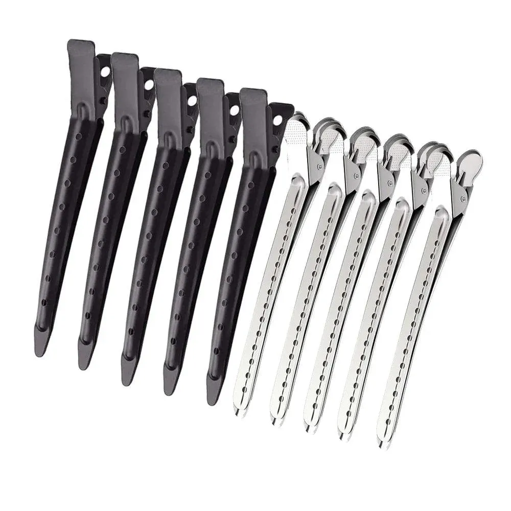 Crocodile Leather Hairpin Set: Stylish Hair Styling Elegance