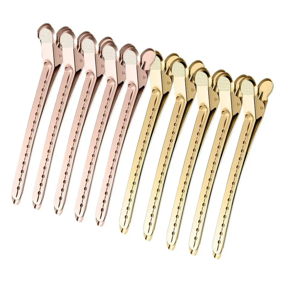 Crocodile Leather Hairpin Set: Stylish Hair Styling Elegance