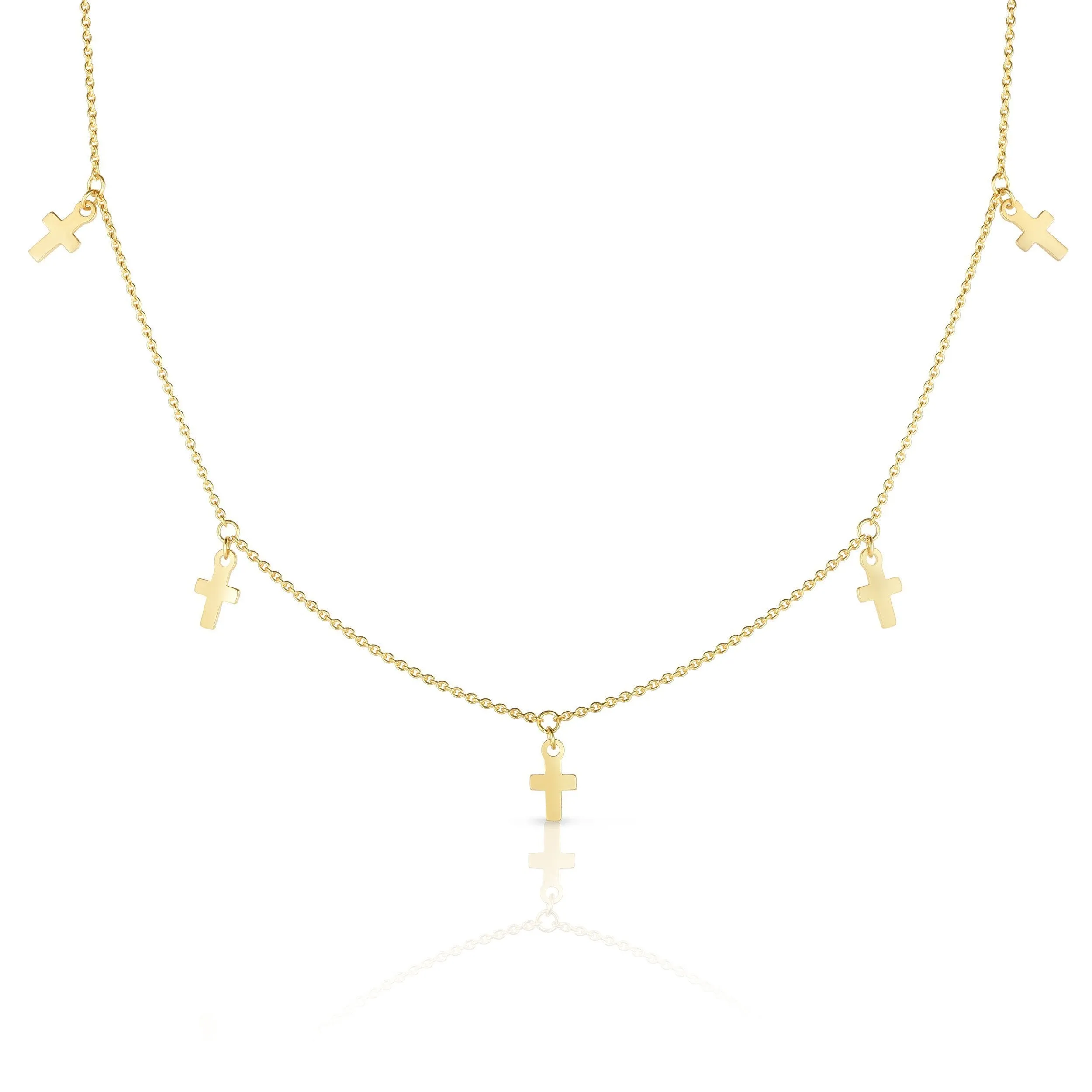 Cross Charm Choker