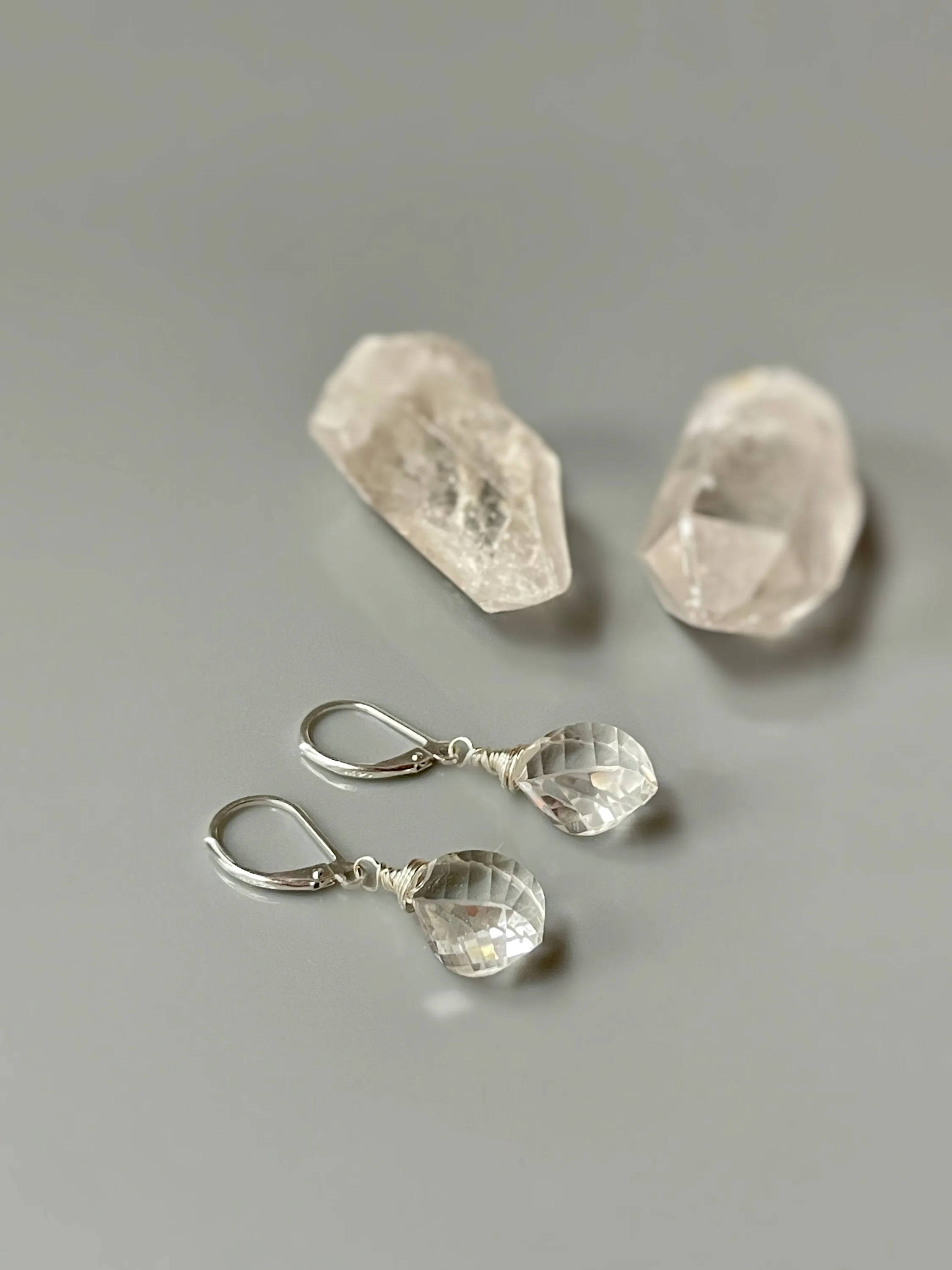 Crystal Quartz Jewelry Set