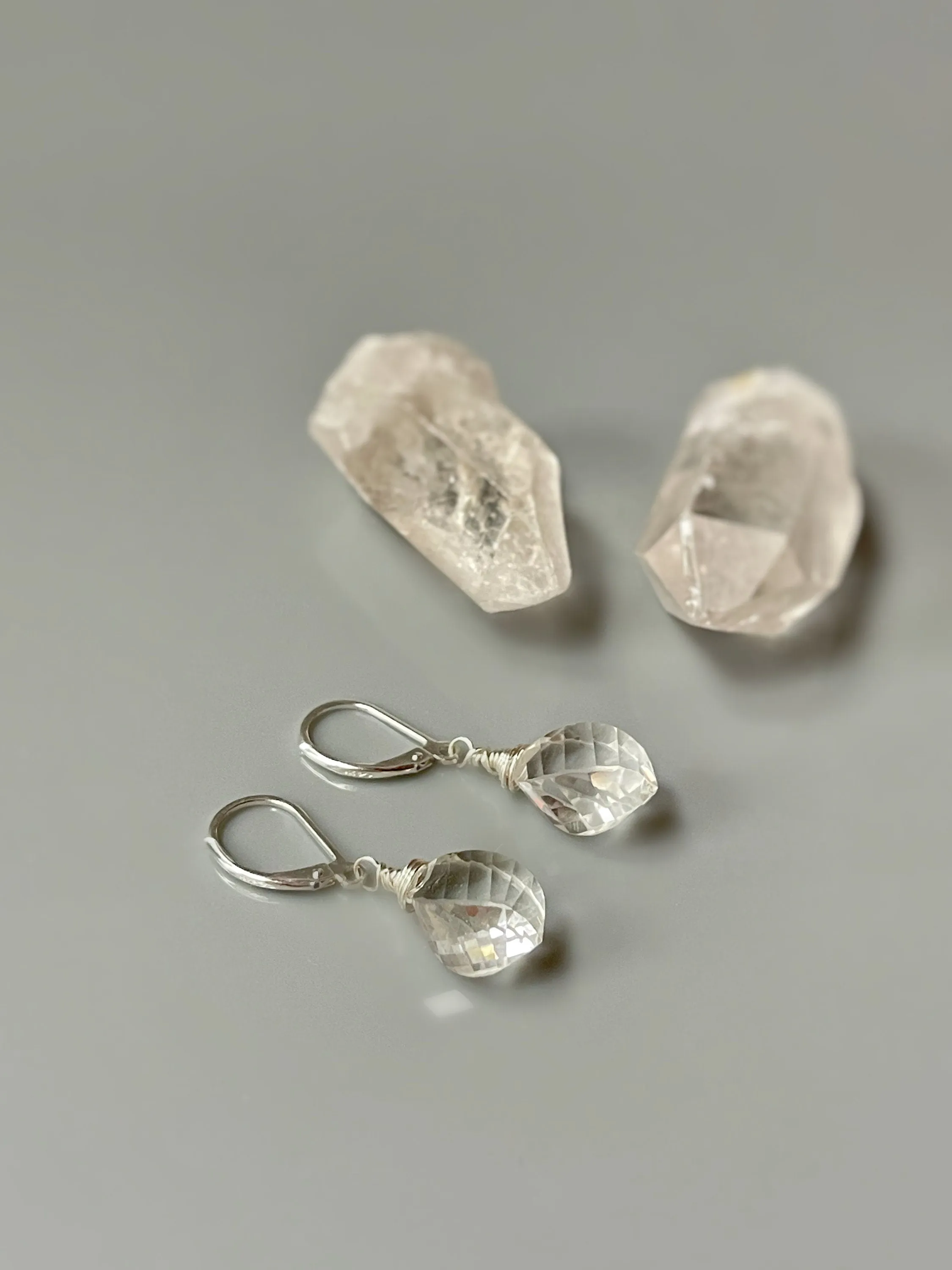 Crystal Quartz Jewelry Set