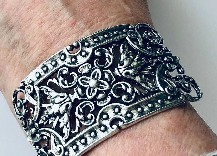 Cuff Bracelet Component, Britannium, Pewter Jewelry Component, Jewelry Making, Cuff Piece, Cuff Component, Bangle Component, Bangle Bracelet