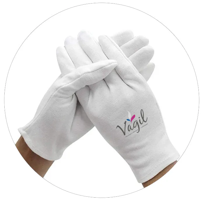 Custom Logo Cotton Gloves Protects From Dust, Pollution And Cold - Washable & Reusable