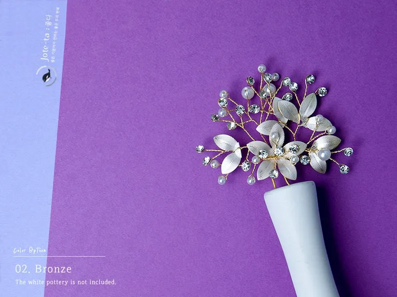 Cute Metal Flower Hairpin (2 Colors)