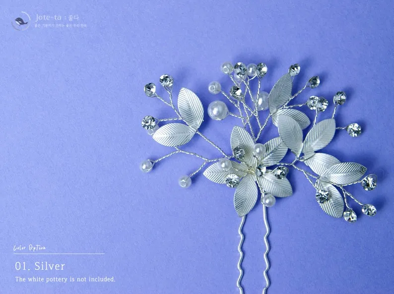 Cute Metal Flower Hairpin (2 Colors)