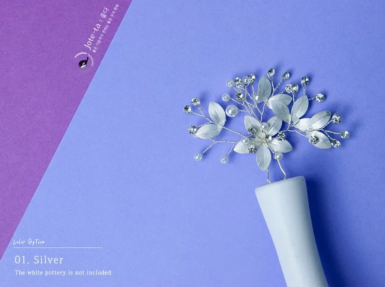 Cute Metal Flower Hairpin (2 Colors)