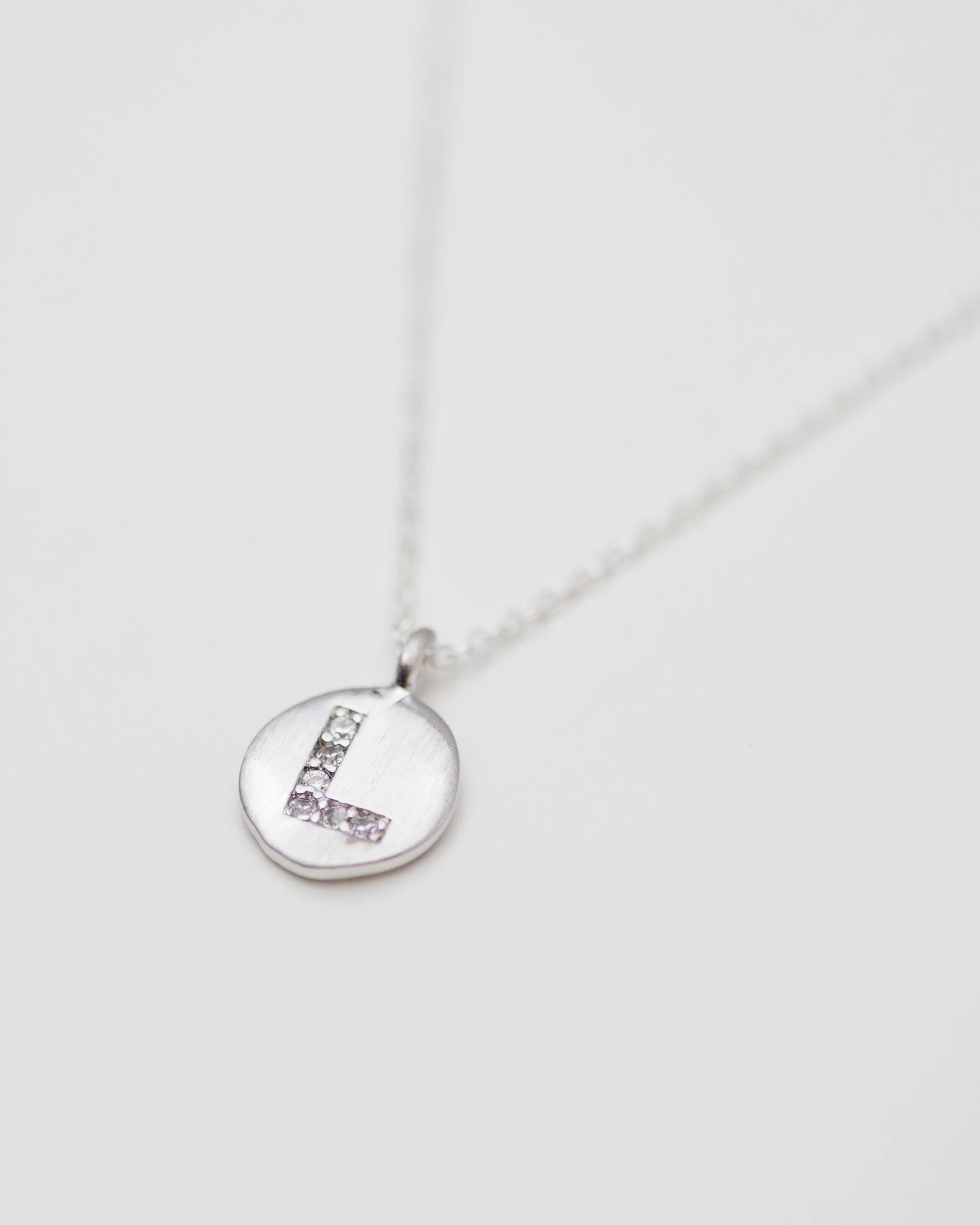 CZ Monogram Necklace