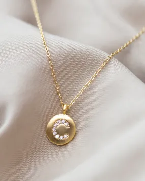 CZ Monogram Necklace