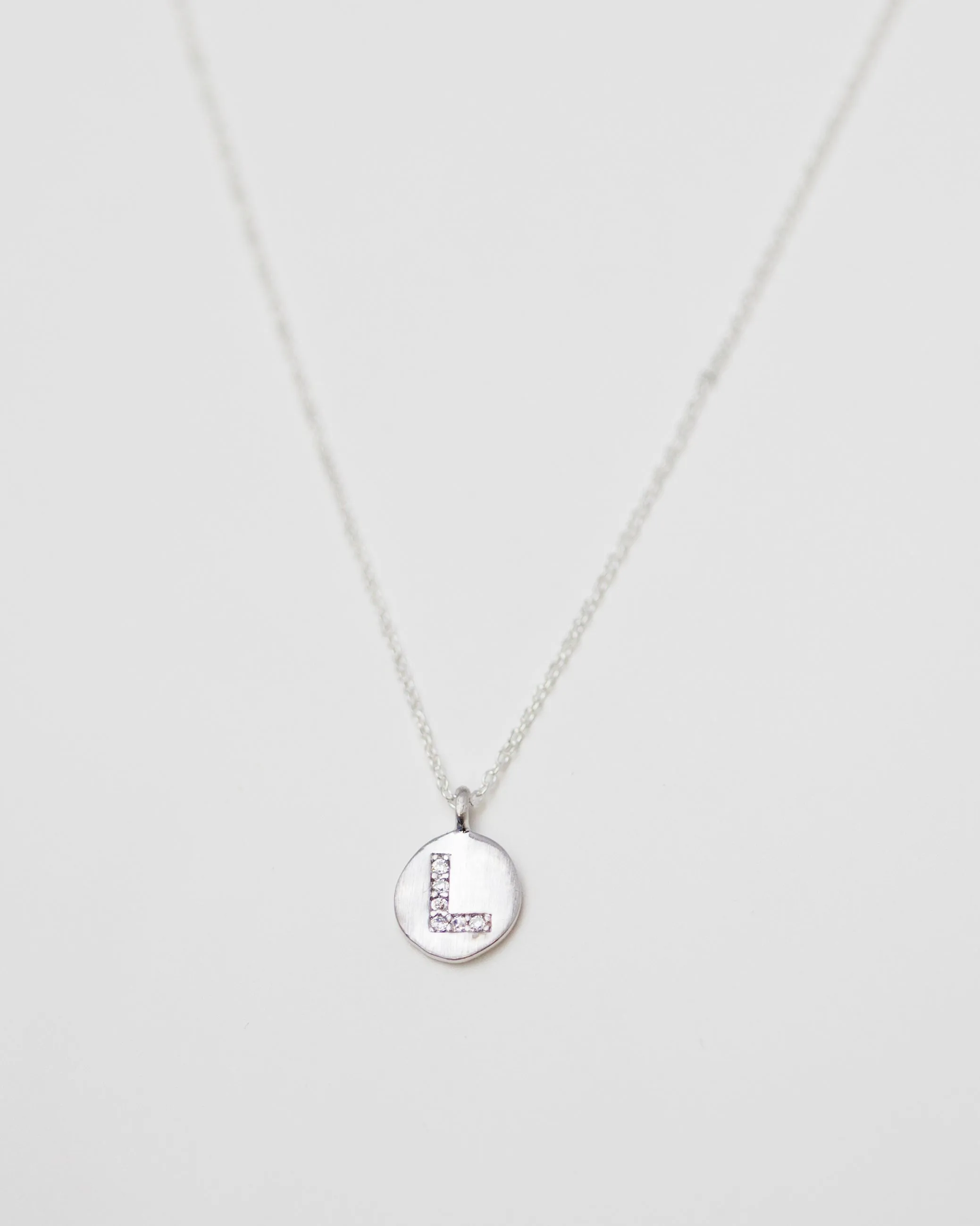 CZ Monogram Necklace