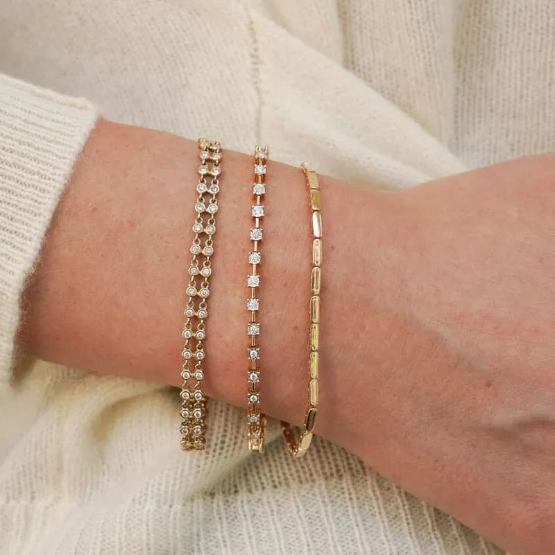 Dana Rebecca Designs Melody Eden Gold Bar Bracelet - Yellow Gold