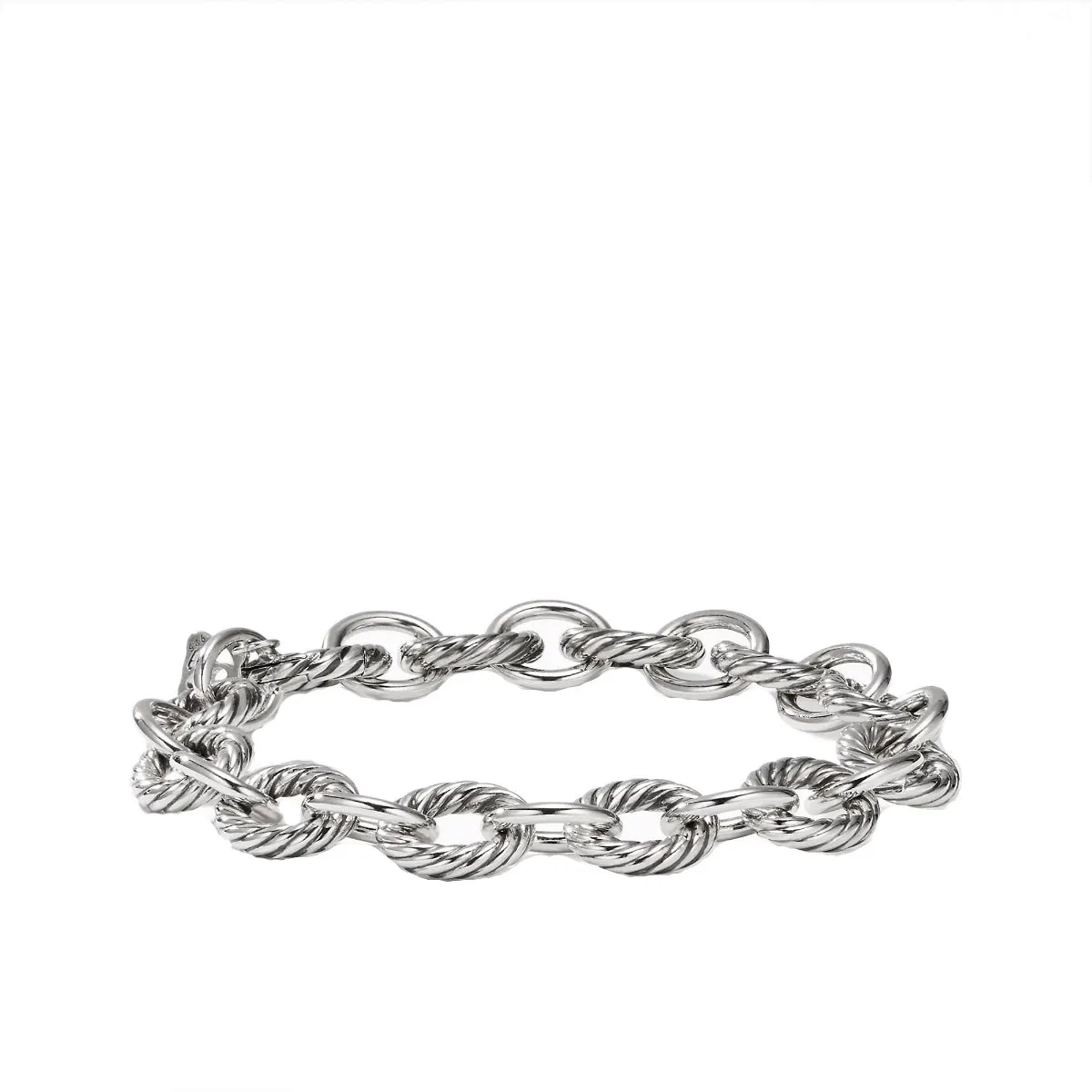 David Yurman Silver Oval Medium Link Bracelet