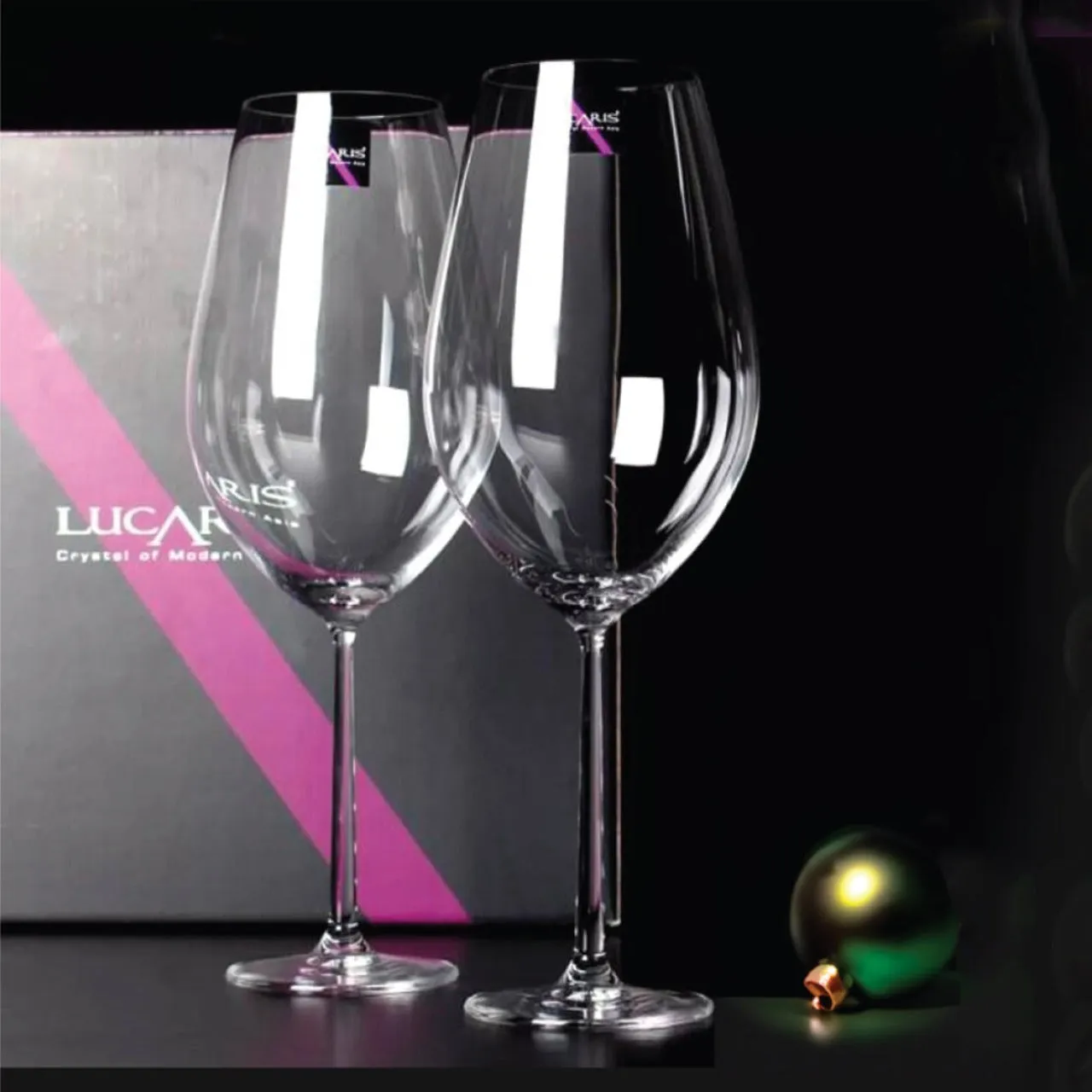 Dazzling Festive Surprises / LUCARIS - BORDEAUX GRANDE BOX SET OF 2