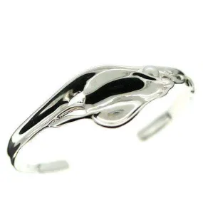 Designer Silver With Pearl Bangle L163G
