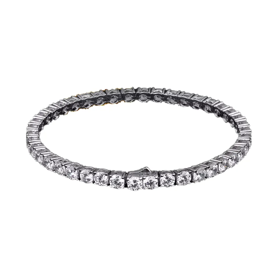 Diamond Simulant Tennis Bracelet