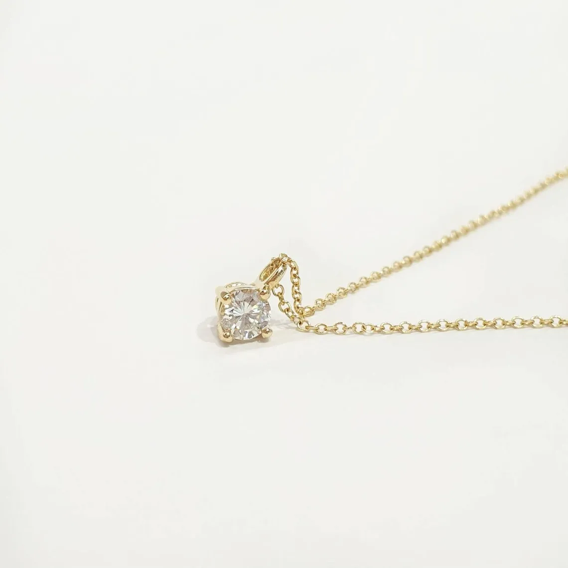 Diamond Solitaire Necklace