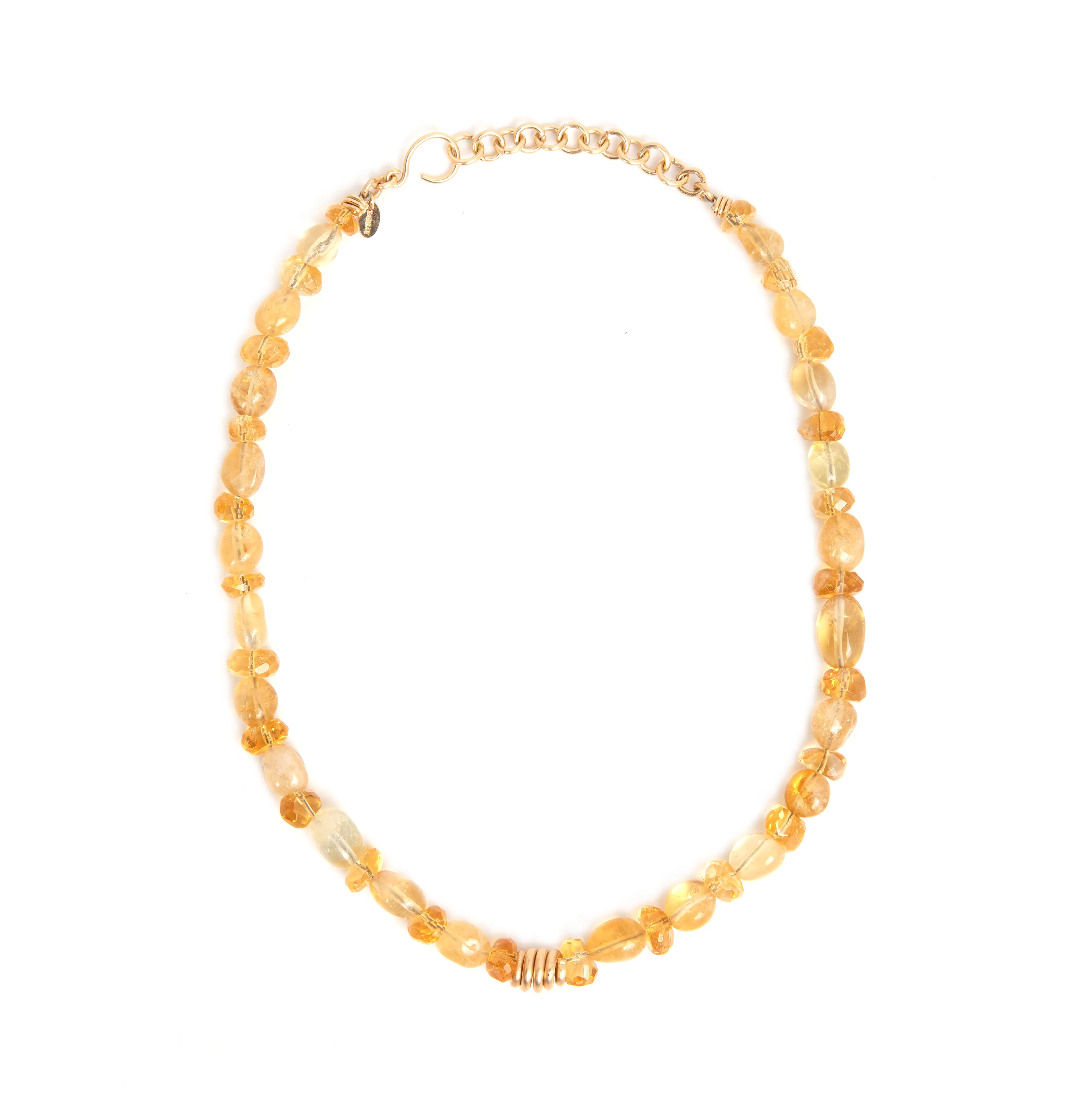 Diana Necklace #2 (45cm) - Citrine