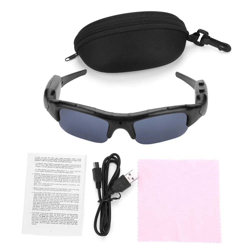 Digital Camera Sunglasses, HD Glasses Eyewear, DVR Video Recorder For Cycling/driving/skiing