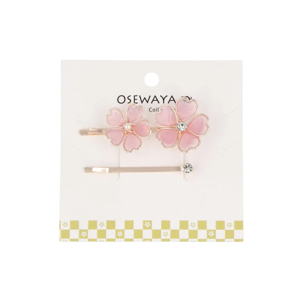 Double Sakura Hairpin Set