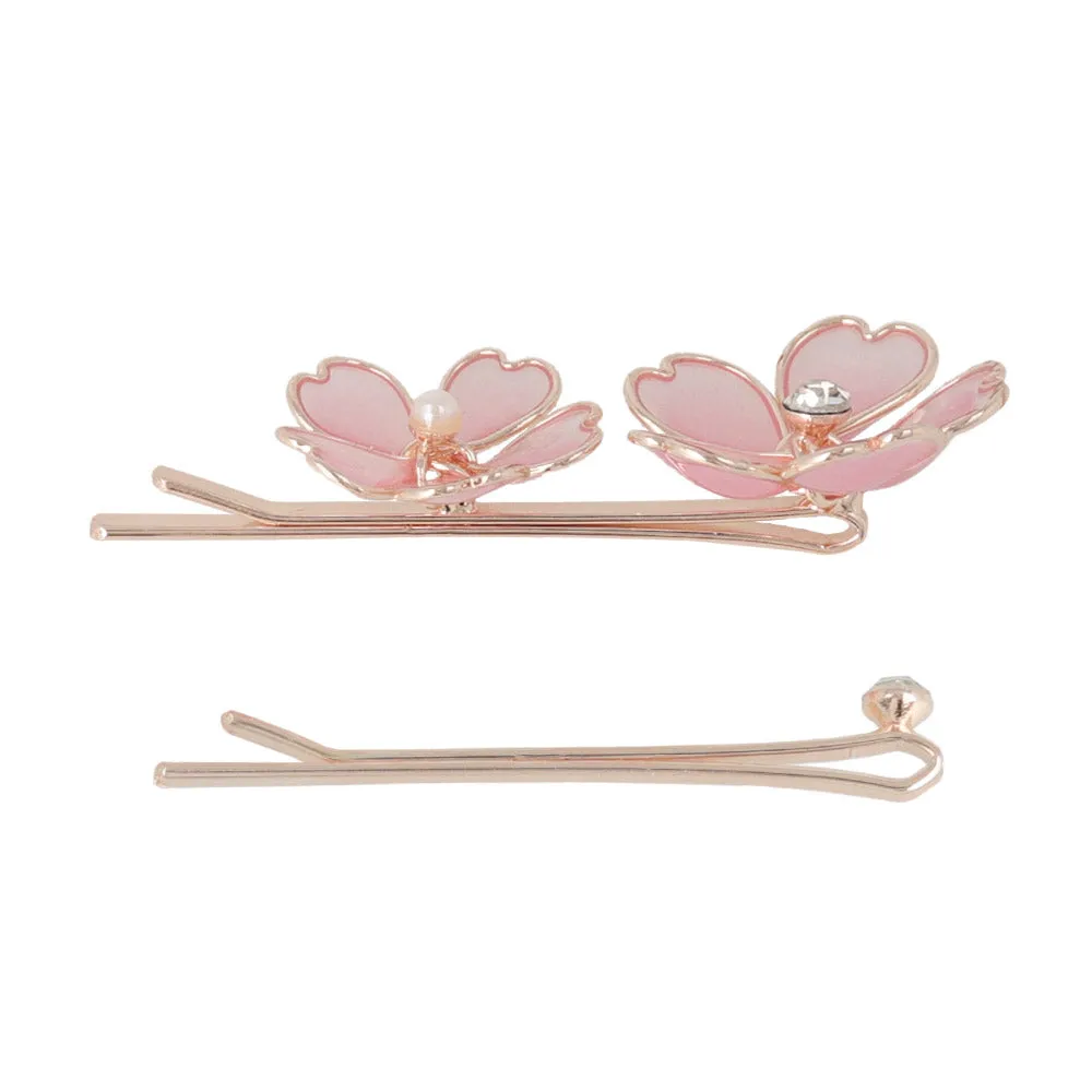 Double Sakura Hairpin Set