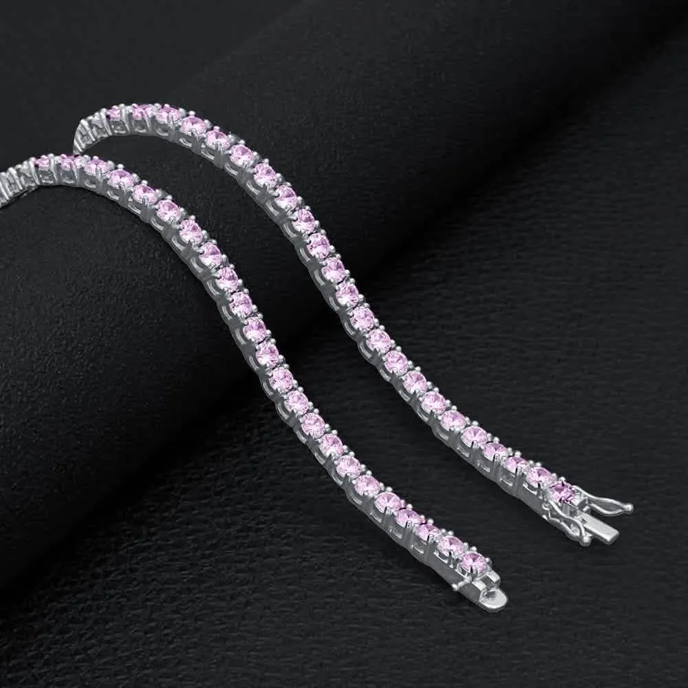 Elegant 3MM 925 Silver Tennis Choker