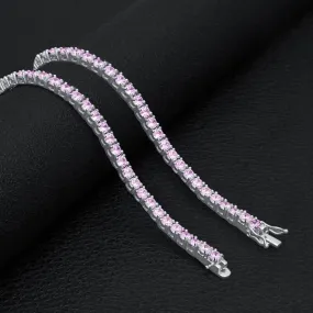 Elegant 3MM 925 Silver Tennis Choker