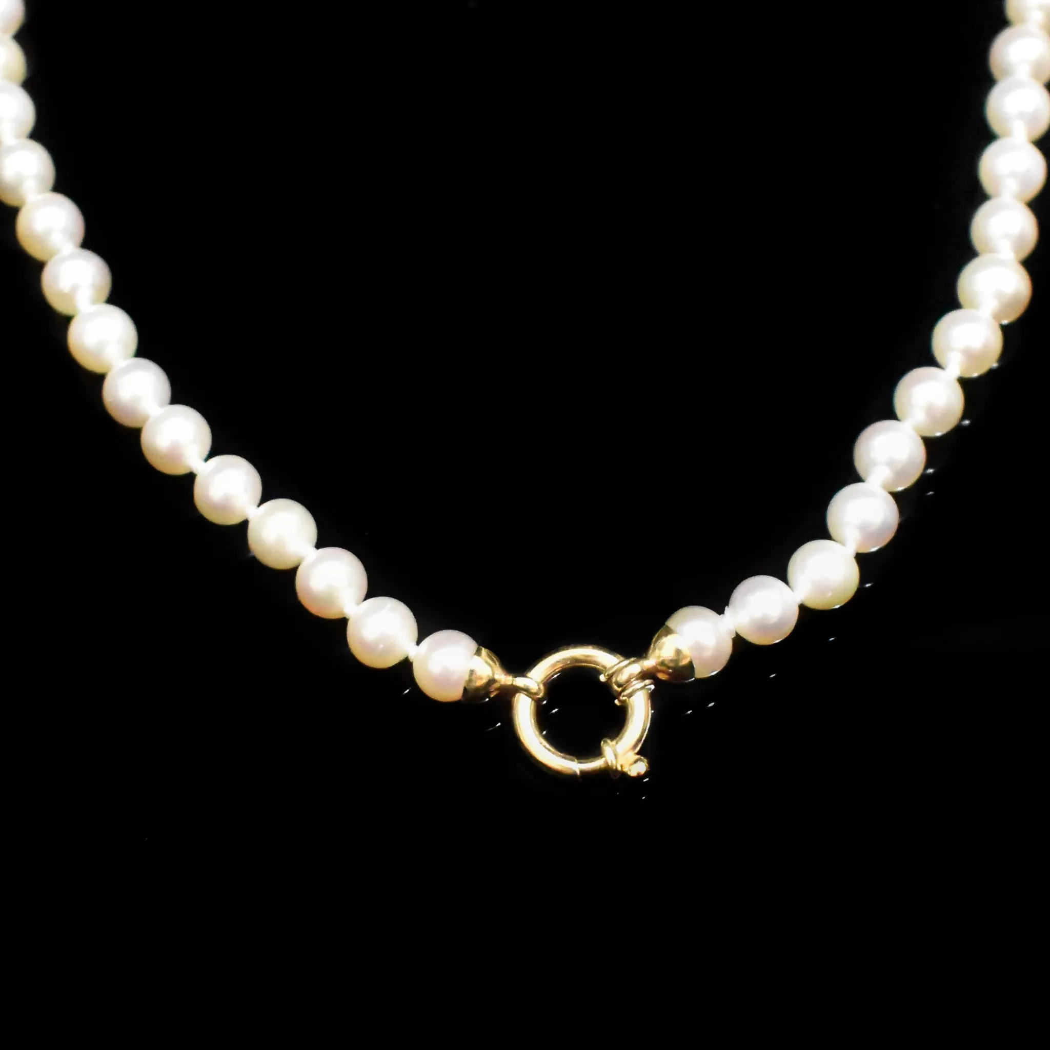 Emerald & Black Diamond Pearl Choker Necklace- One Of A Kind Series