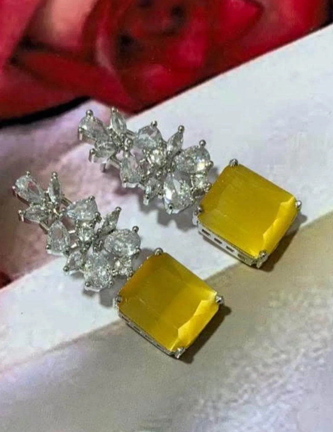 Emerald Drop Earring