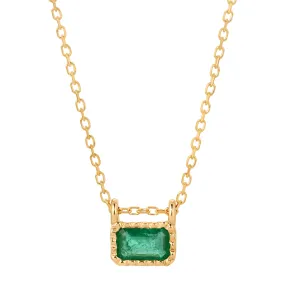 Emerald EC Necklace (ready to ship option)*
