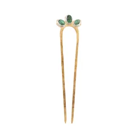 Emerald Empire Hair Pin - Large  | Available to ship January 23, 2025