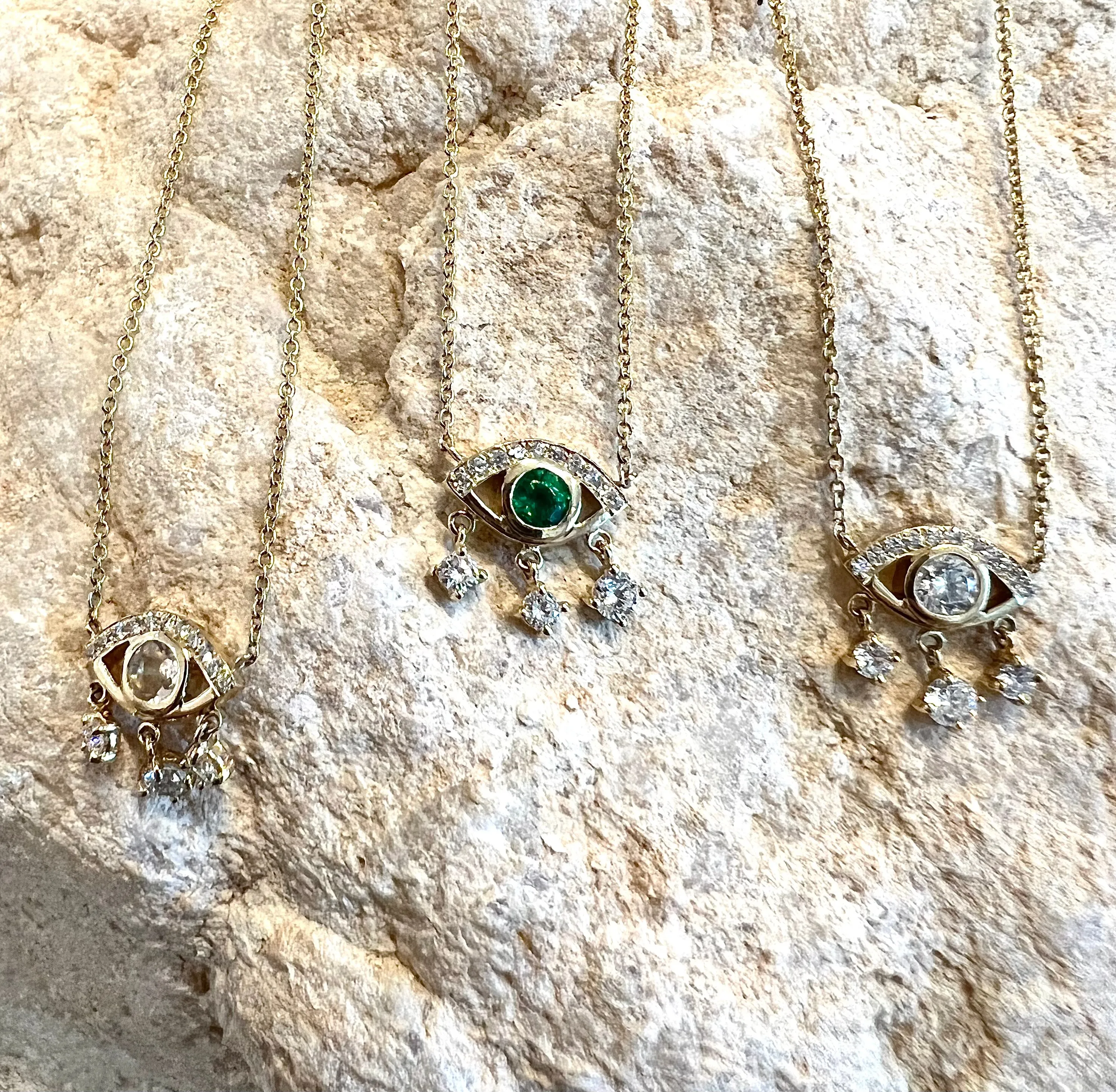 Emerald Eye of Emotions Necklace