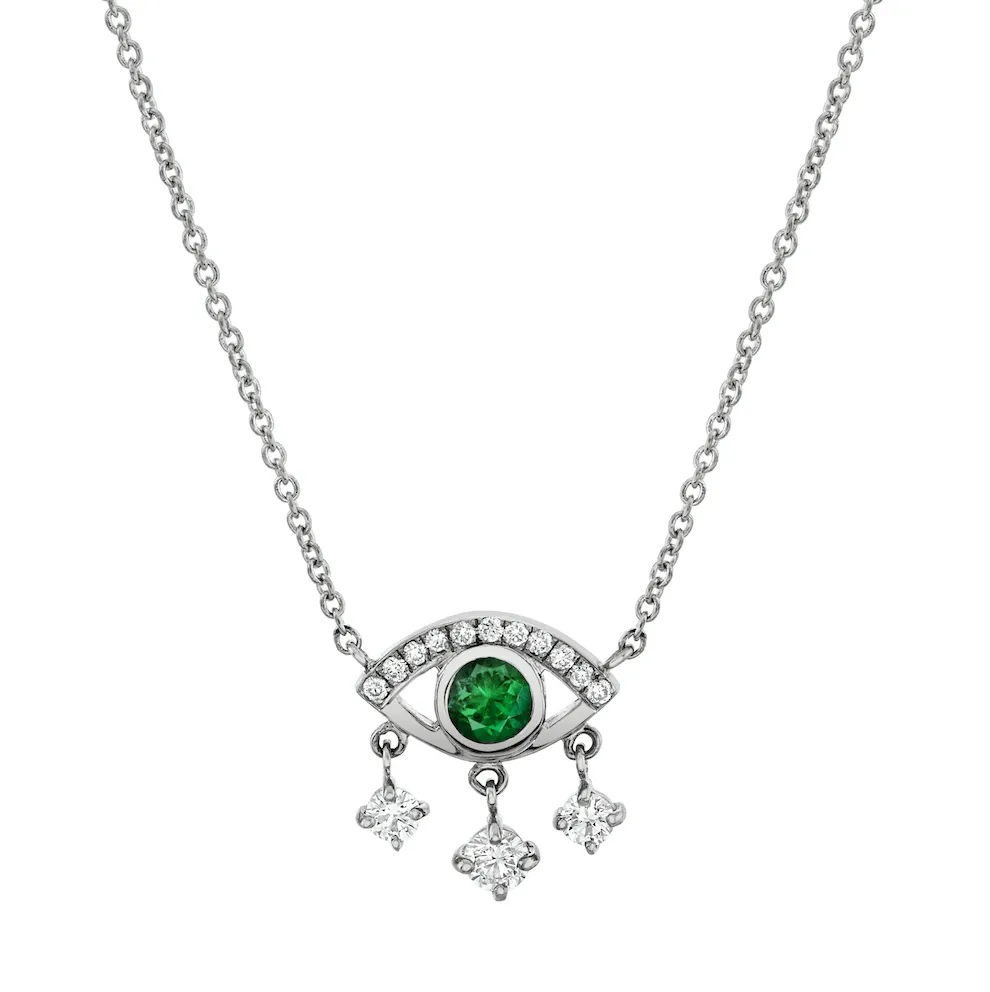 Emerald Eye of Emotions Necklace