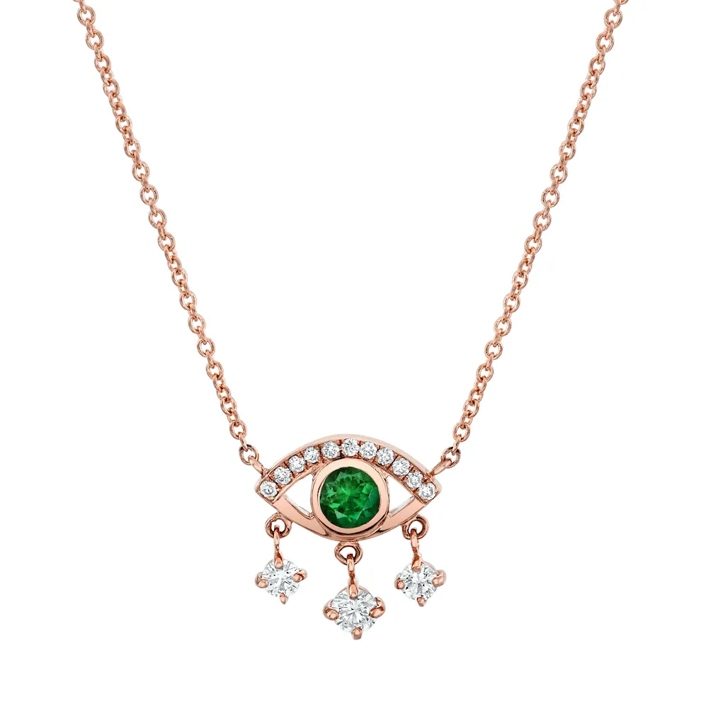 Emerald Eye of Emotions Necklace