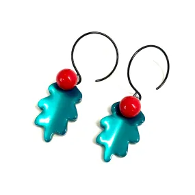 Emerald Moonglow Holly Drop Earrings