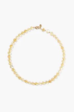 Enid Necklace ~Citrine