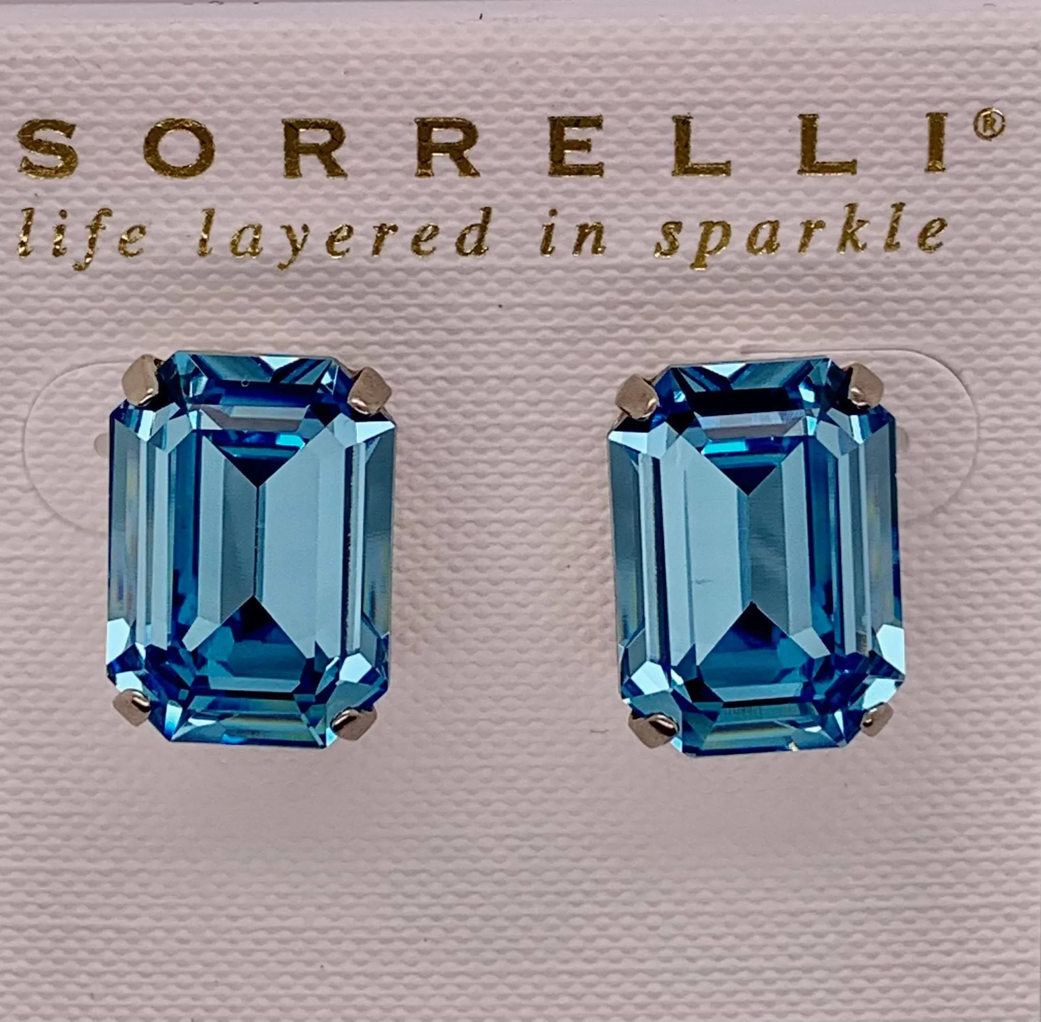 Everyday Emerald-Cut Stud Earrings