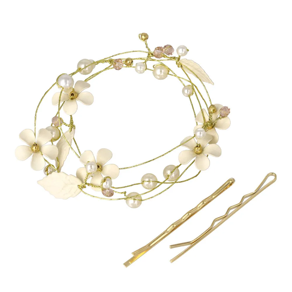 Flower and Leaf hair Vine