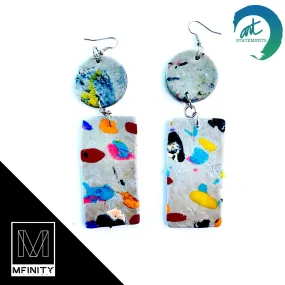 Gamauna Sidewalk Clay Earrings