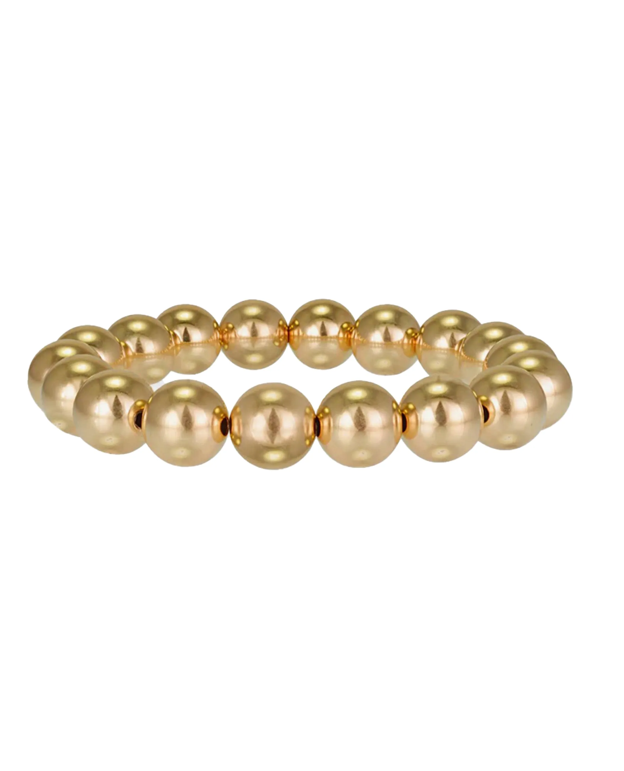 Gold Filled Stackable 10mm Ball Bracelet