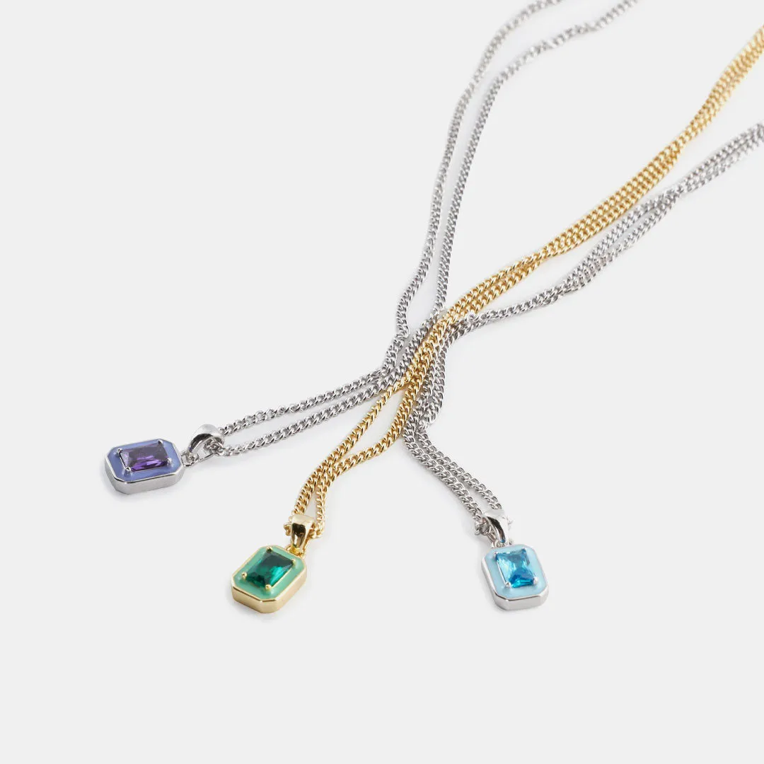 Gold Green Blush Necklace - Limited Edition