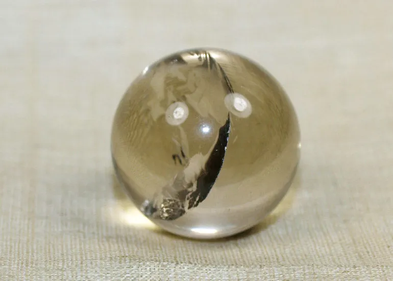 Gorgeous, High quality Quartz Crystal Ball; 23mm