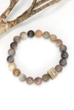 Grey Moonstone Tidal Bracelet