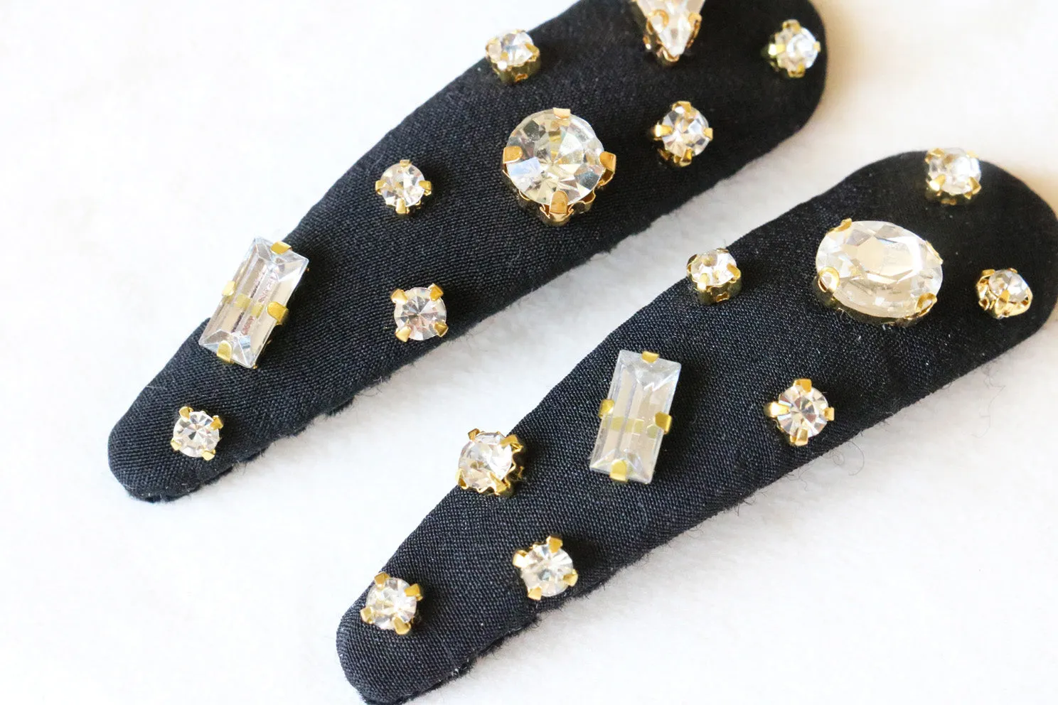 Hair Pin Black Gold 