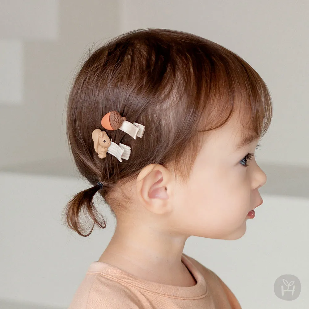 Happy Prince Panut Mini Baby Hairpin Set