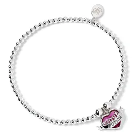 Harry Potter Sterling Silver Ball Bead Love Potion Charm Silver Bracelet HPSB053
