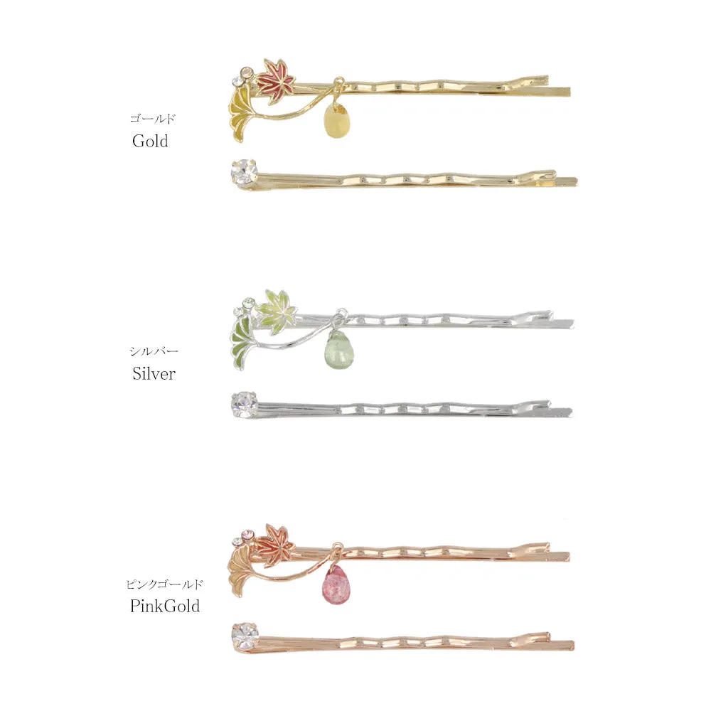 Icho and Momiji Hairpin Set