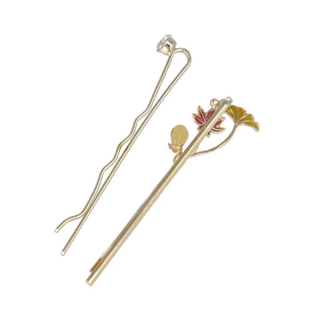 Icho and Momiji Hairpin Set